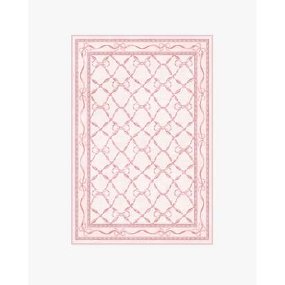 Eloise Pink Flatwoven Rug by Mrs. Alice - 120 x 185 cm - Rug + Pad System