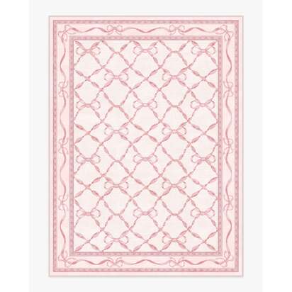 Eloise Pink Flatwoven Rug by Mrs. Alice - 275 x 365 cm - Rug + Pad System