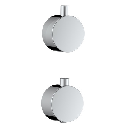 Core Concealed Thermostatic Valve, Fixed Head & Shower Handset Kit - Chrome