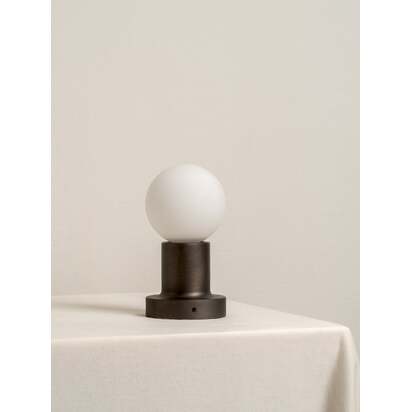 Porta bronze and opal rechargeable table lamp - Default Title