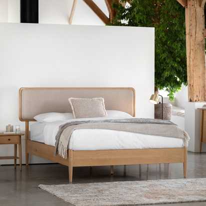 Burcroft 4'6 Bed Natural  - Double