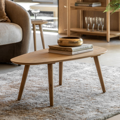 Burcroft Coffee Table Natural 1000x500x350mm
