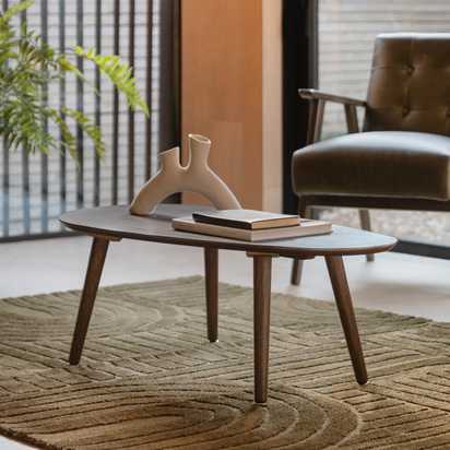 Burcroft Coffee Table Smoked 1000x500x350mm