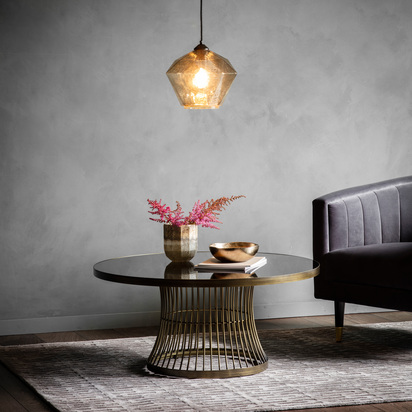 Clarke Coffee Table Bronze 900x900x420mm