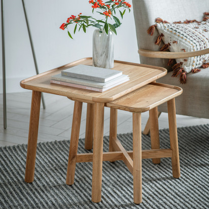 Woodford Nest Of 2 Tables 600x450x460mm