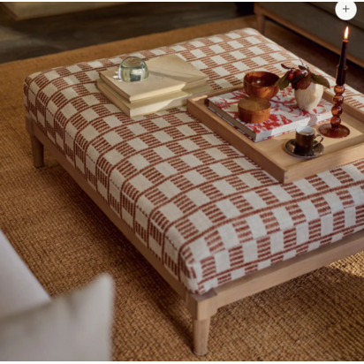 Ophelia Footstool, Rust Cove