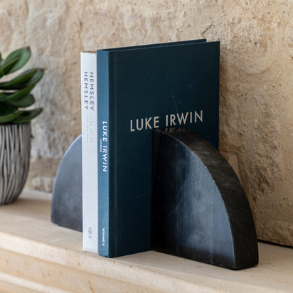 Studio Tamera Marble Bookends Set of 2 Stone 150x150mm
