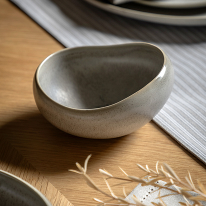 Studio Pebble Glaze Bowl Dove Grey (4pk)