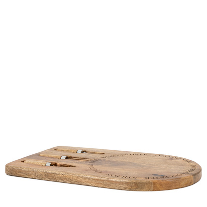 Studio Wells Cheese Board Set 470x300x25mm