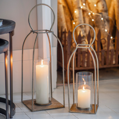 Studio Alcora Lantern Antique Gold 160x160x380mm  - Small