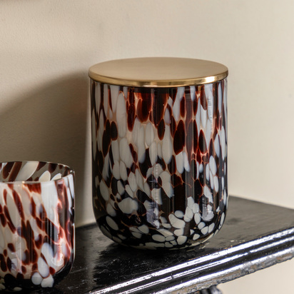 Studio Confetti Candle Brown Large Peony Musk  - Large