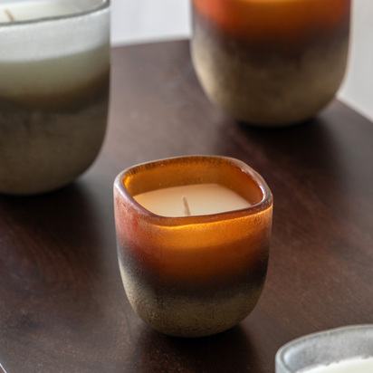 Elmdale Candle Amber/Gold Small Jasmin & Vetiver  - Small