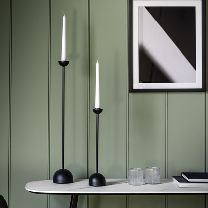 Studio Roddy Candlestick Large Black 100x100x600mm  - Large