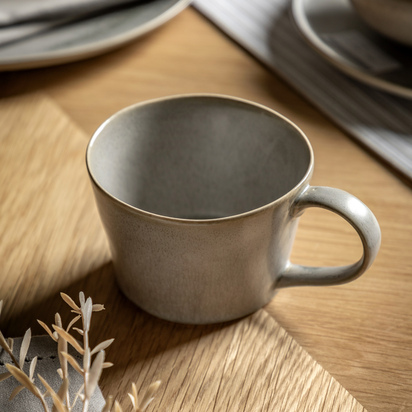 Studio Pebble Glaze Mug Dove Grey (4pk)