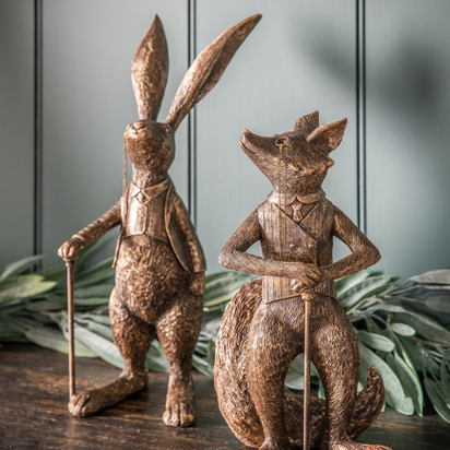 Studio Lord Harrington Hare Bronze 135x175x405mm