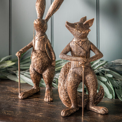 Studio Lord Snooty Fox Bronze 160x130x315mm