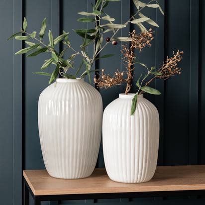 Brookwood Vase Medium White 210x210x305mm  - Medium