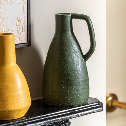 Glenwood Ceramic Vase Olive H250mm  - Large