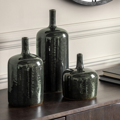 Linhurst Set of 3 Ornaments Green