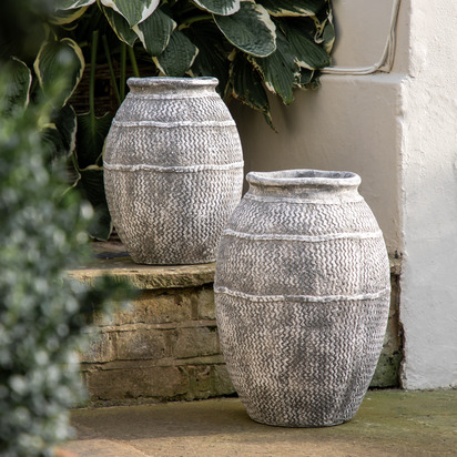 Maplefield Vase Large Antique Grey  - Large