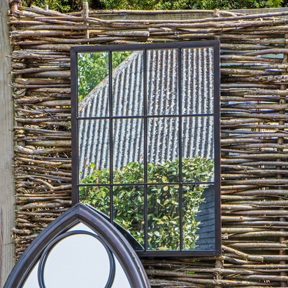 Zanetti Outdoor Mirror Noir 500x25x700mm