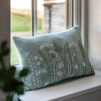 Dencroft Cushion Duck Egg 300x500mm Feather Filled