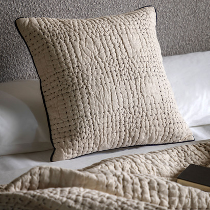 Fairworth Cushion Beige 500x500mm Poly Filled