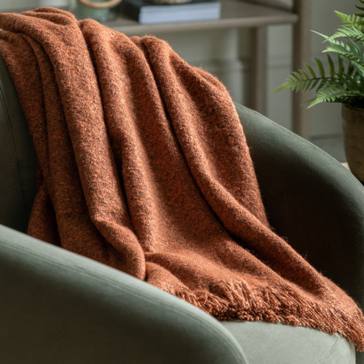 Fairwick Acrylic Throw Rust 1300x1500mm