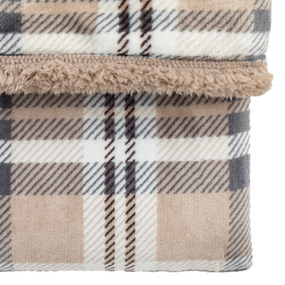 Langby Sherpa Throw Natural 1520x1770mm