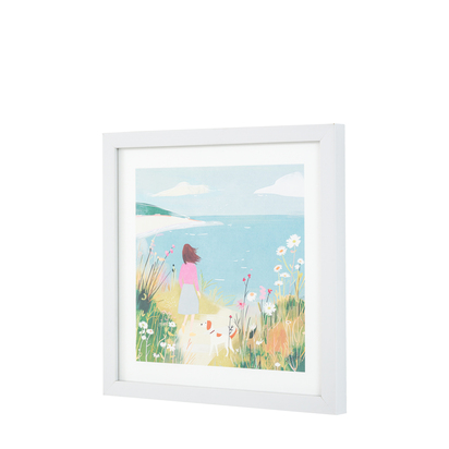 Coastal Companions Framed Art 280x17x280mm