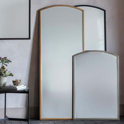Cambridge Arch Mirror Antique Gold 600x1500mm  - Large