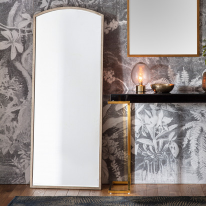 Cambridge Arch Mirror Antique Silver 600x1500mm  - Large