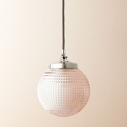 Regular Espere in clear waffle glass