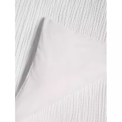 John Lewis Cotton Seersucker Duvet Cover Set White | H300.00mm * W230.00mm * D62.00mm