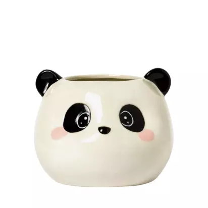 Legami Ceramic Panda Pen Pot, Multi Multi | Height cm: 8Weight g: 335Width cm: 11Depth cm: 11