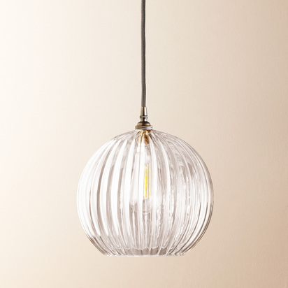 Larger Pumpkin in clear glass