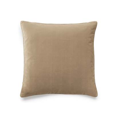 OKA, Plain Velvet Cushion Cover - Porridge, Cushion Cover