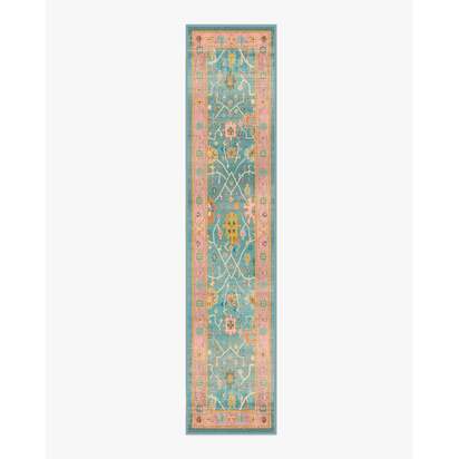 Jemima Multicolour Flatwoven Rug - 75 x 365 cm - Rug + Pad System
