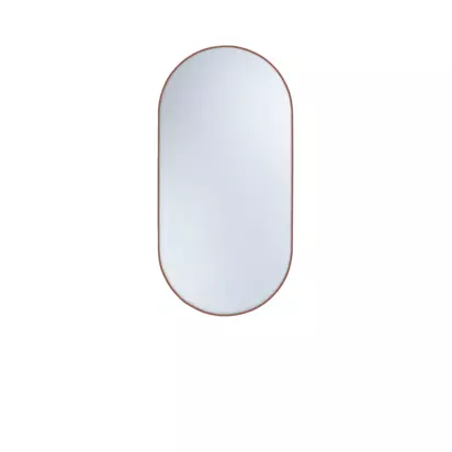 hib. Fusion Pill Bathroom Mirror, 90x50cm Bronze | H90 x W50 x D2.50cm
