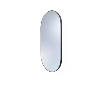 hib. Fusion Pill 40 Bathroom Mirror Black | H80 x W40 x D2.50cm