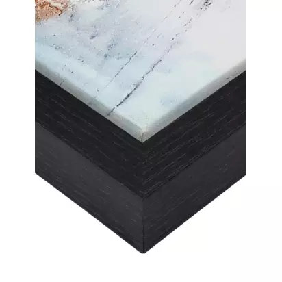 John Lewis Natasha Barnes 'Continuation' Framed Canvas Print, 106 x 106cm, Blue/Multi Blue/Multi | L106 x W106 x D3cm