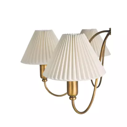 John Lewis Candelabra 6 Arm Ceiling Light, Antique Bronze Antique Bronze | H28 x W63.5 x D63.5cm
