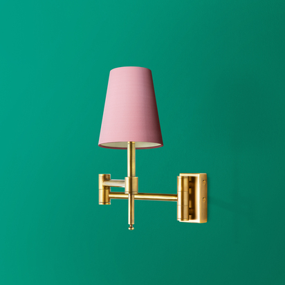 Cagney Wall fitting in antiqued brass