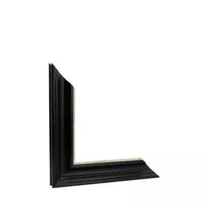 Brookpace Lascelles 'Pop Floral I' Framed Print, 49 x 49cm, Black/Cream Black Cream | 49 x 49 x 3cm