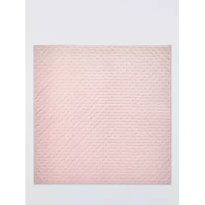 John Lewis Cotton Velvet Quilt Rosa | 220x220cm