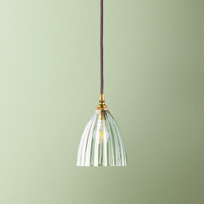 Smaller Scallop in clear glass