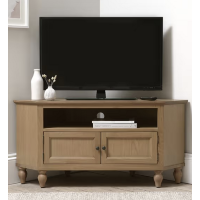 Elkstone Mellow Oak Large Corner TV Stand 
