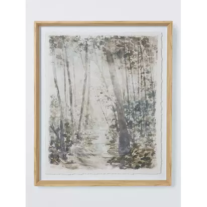 John Lewis 'Forrest Walk' Framed Print, 60 x 50cm, Multi Multi | H60 x W50 x D3.80cm