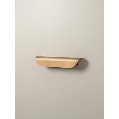 Kori aged brass wall light