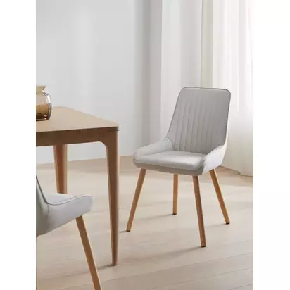 John Lewis Toronto Side Dining Chairs, Set of 2 Natural | H85 W50 D58 cm